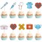 36Pcs Nurse Cupcake Toppers Nursing School Graduation Cupcake Picks for Medical Rn Nurse Grad Themed Birthday Party Cake Decorations Supplies